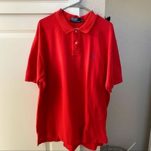 Polo Ralph Lauren bright red polo shirt XXL